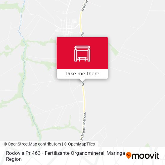 Mapa Rodovia Pr 463 - Fertilizante Organomineral