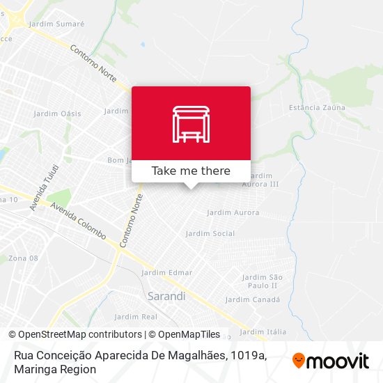 Mapa Rua Conceição Aparecida De Magalhães, 1019a