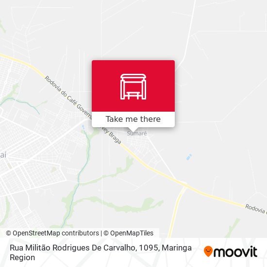 Rua Militão Rodrigues De Carvalho, 1095 map