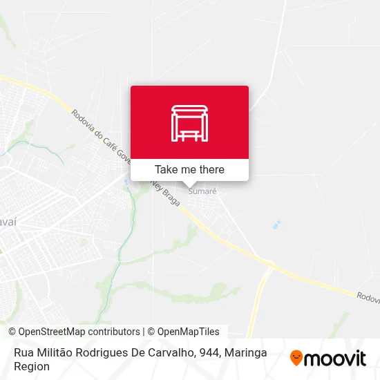Rua Militão Rodrigues De Carvalho, 944 map