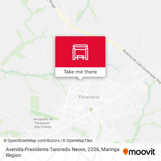 Mapa Avenida Presidente Tancredo Neves, 2206