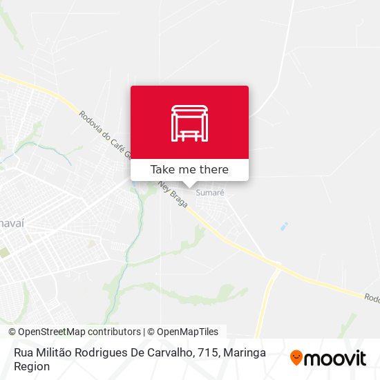 Rua Militão Rodrigues De Carvalho, 715 map