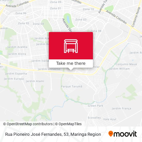 Rua Pioneiro José Fernandes, 53 map