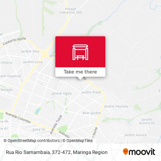 Rua Rio Samambaia, 372-472 map