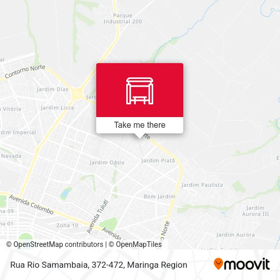 Rua Rio Samambaia, 372-472 map
