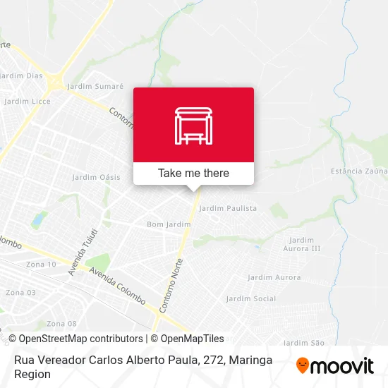 Rua Vereador Carlos Alberto Paula, 272 map