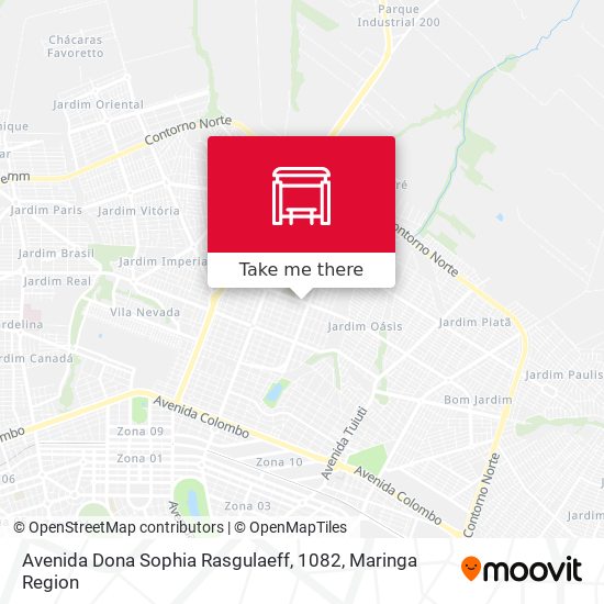 Mapa Avenida Dona Sophia Rasgulaeff, 1082