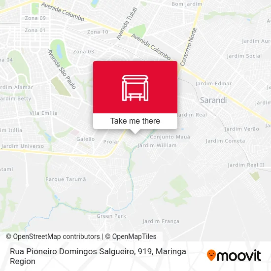 Rua Pioneiro Domingos Salgueiro, 919 map