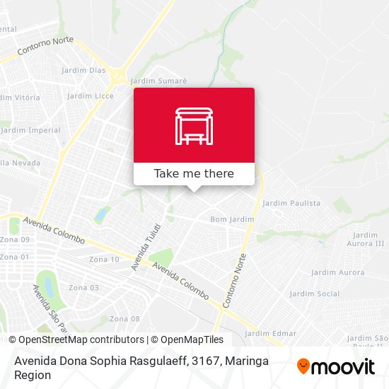 Mapa Avenida Dona Sophia Rasgulaeff, 3167