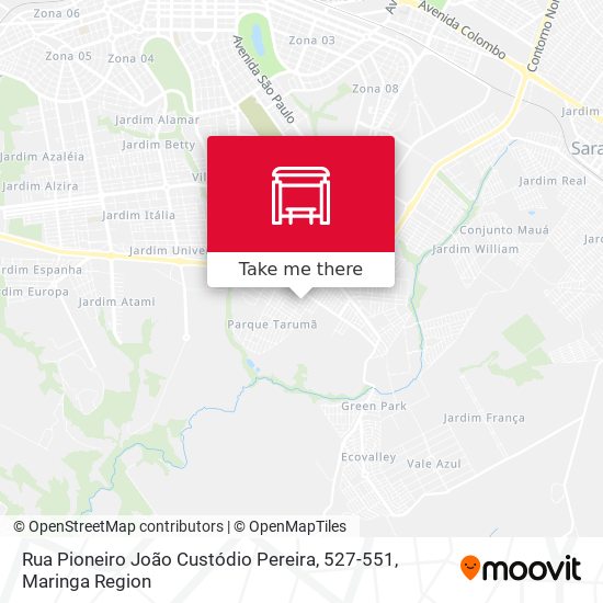 Rua Pioneiro João Custódio Pereira, 527-551 map