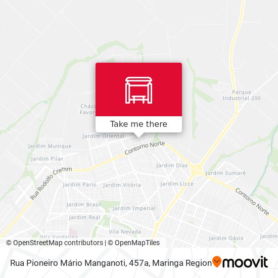 Rua Pioneiro Mário Manganoti, 457a map