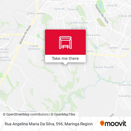 Mapa Rua Angelina Maria Da Silva, 596