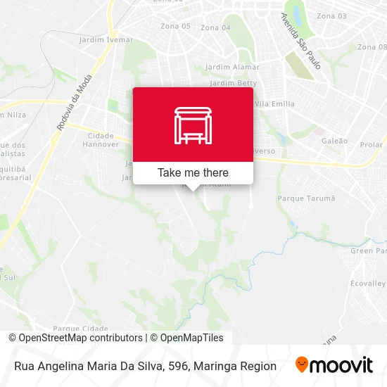 Rua Angelina Maria Da Silva, 596 map