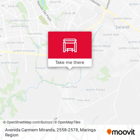 Mapa Avenida Carmem Miranda, 2558-2578