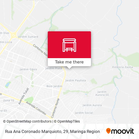 Mapa Rua Ana Coronado Marquioto, 29