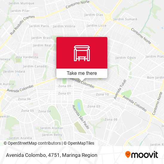 Avenida Colombo, 4751 map