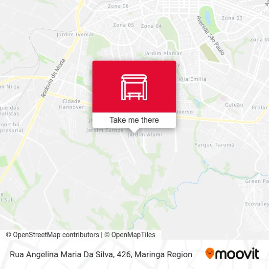 Rua Angelina Maria Da Silva, 426 map