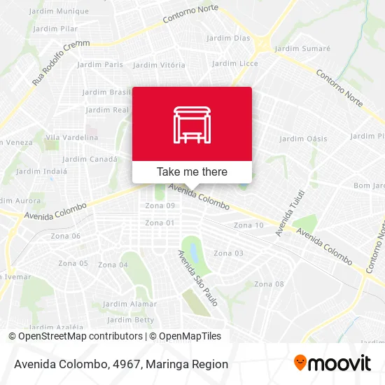 Avenida Colombo, 4967 map