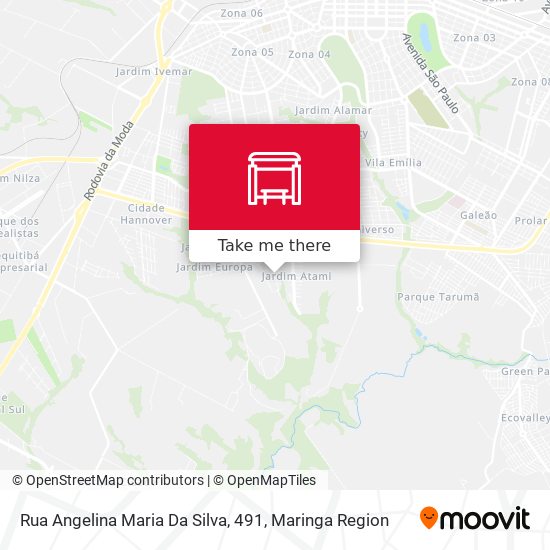 Mapa Rua Angelina Maria Da Silva, 491