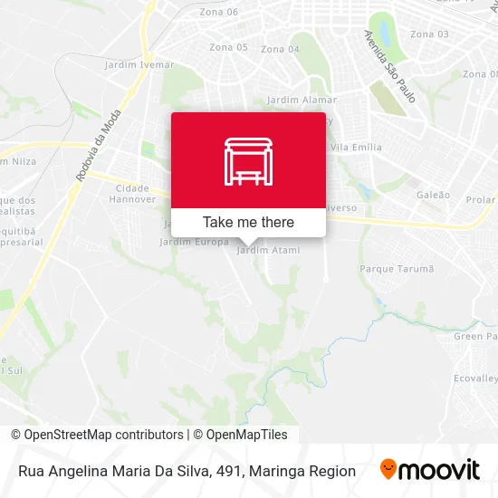 Rua Angelina Maria Da Silva, 491 map