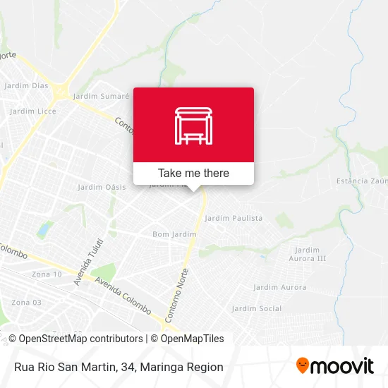 Rua Rio San Martin, 34 map
