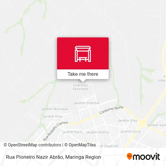 Rua Pioneiro Nazir Abrão map