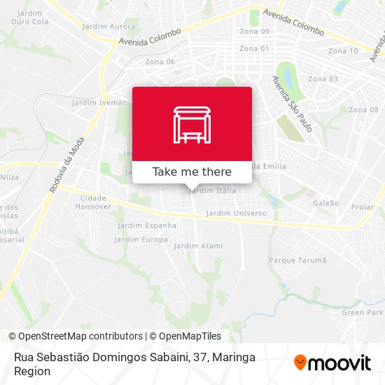 Rua Sebastião Domingos Sabaini, 37 map