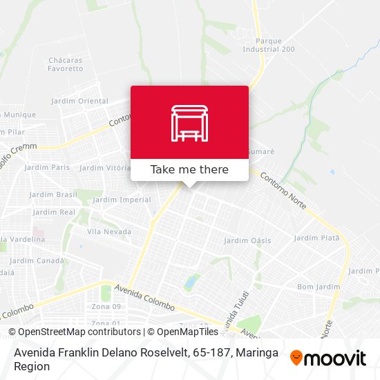 Mapa Avenida Franklin Delano Roselvelt, 65-187