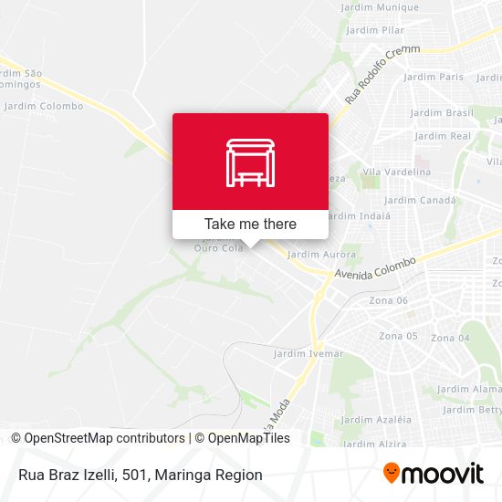 Rua Braz Izelli, 501 map