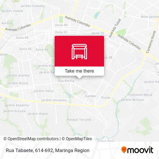 Rua Tabaete, 614-692 map
