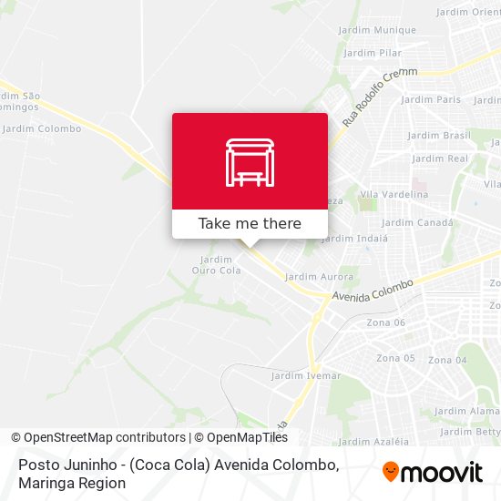 Posto Juninho - (Coca Cola) Avenida Colombo map