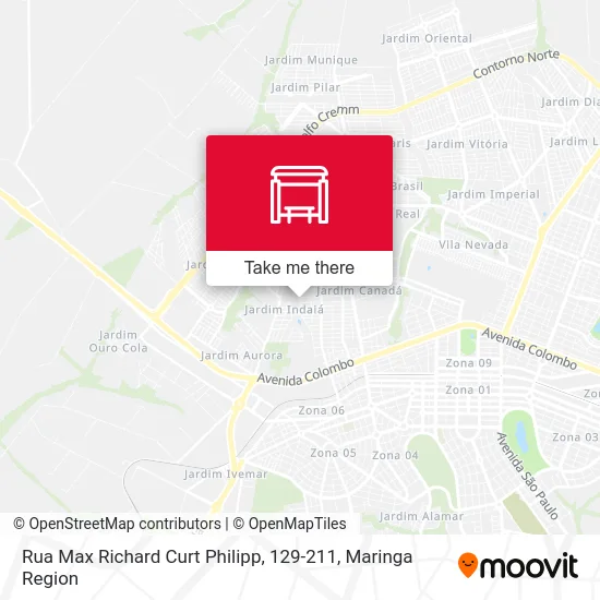 Rua Max Richard Curt Philipp, 129-211 map