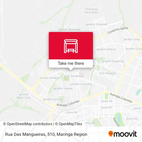 Rua Das Mangueiras, 510 map