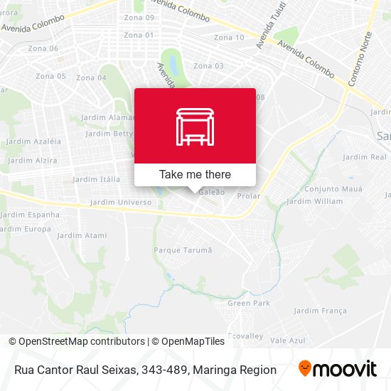 Rua Cantor Raul Seixas, 343-489 map