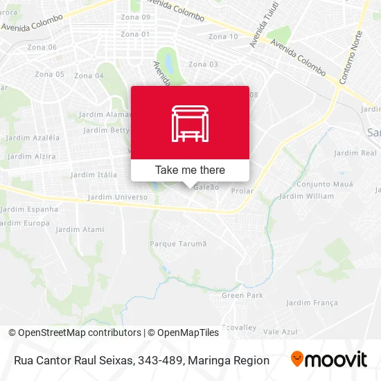 Rua Cantor Raul Seixas, 343-489 map