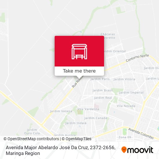 Mapa Avenida Major Abelardo José Da Cruz, 2372-2656