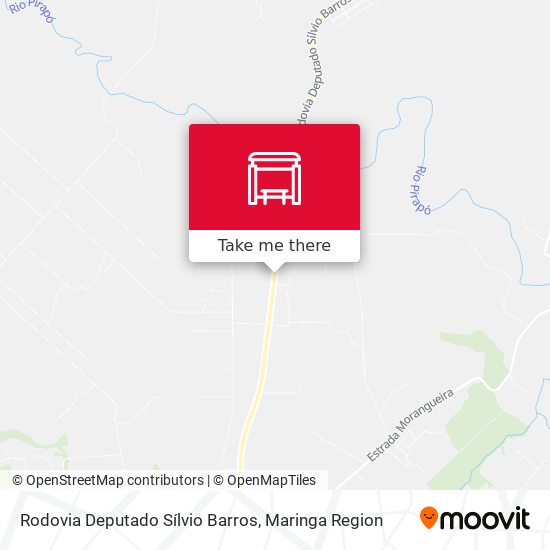 Rodovia Deputado Sílvio Barros map