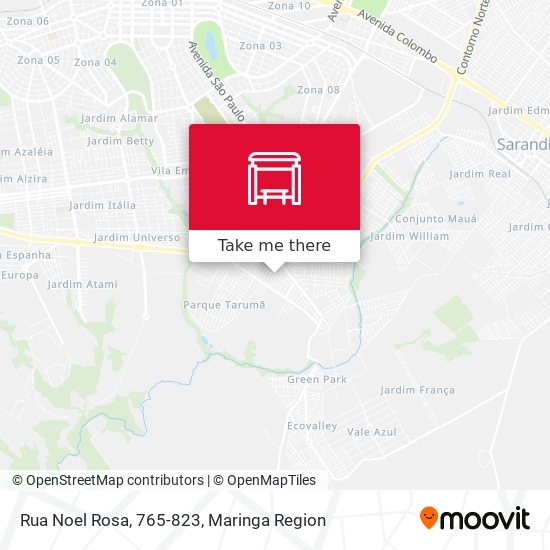 Mapa Rua Noel Rosa, 765-823
