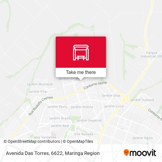 Mapa Avenida Das Torres, 6622