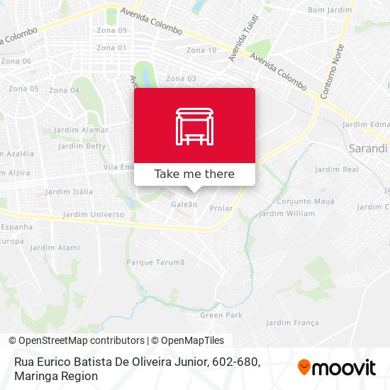 Rua Eurico Batista De Oliveira Junior, 602-680 map