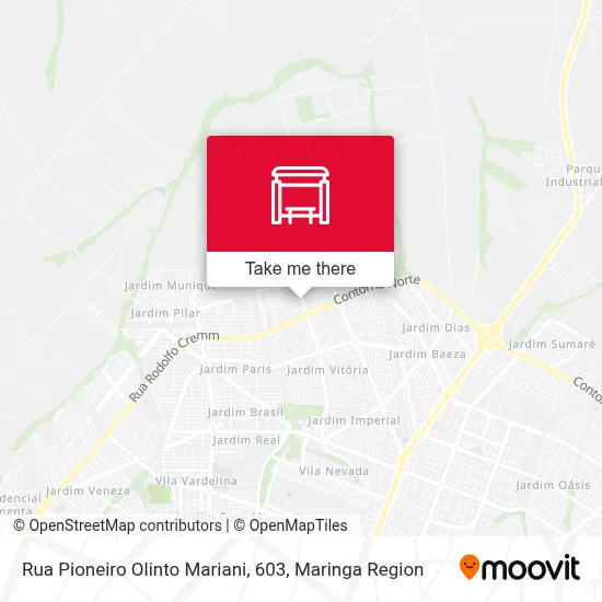 Rua Pioneiro Olinto Mariani, 603 map