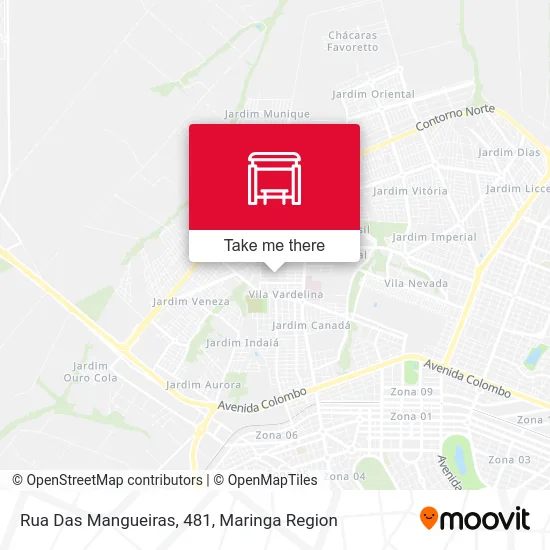 Rua Das Mangueiras, 481 map