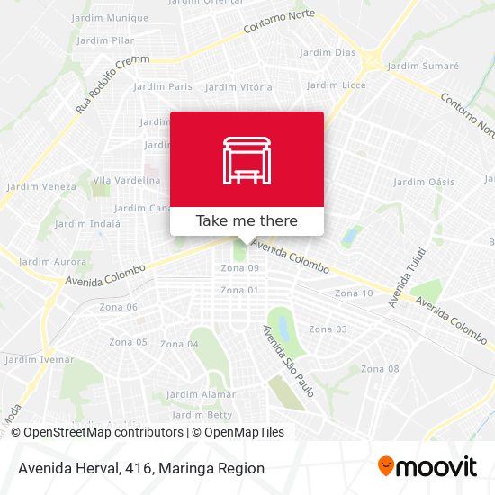 Mapa Avenida Herval, 416