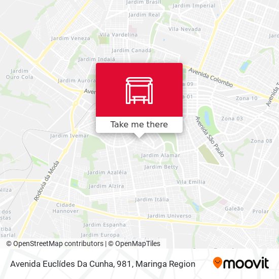 Avenida Euclídes Da Cunha, 981 map