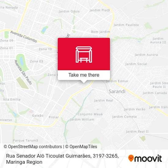 Rua Senador Alô Ticoulat Guimarães, 3197-3265 map