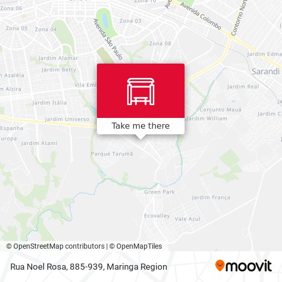 Mapa Rua Noel Rosa, 885-939