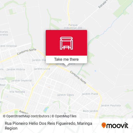 Mapa Rua Pioneiro Hélio Dos Reis Figueiredo