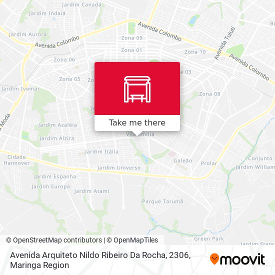 Mapa Avenida Arquiteto Nildo Ribeiro Da Rocha, 2306