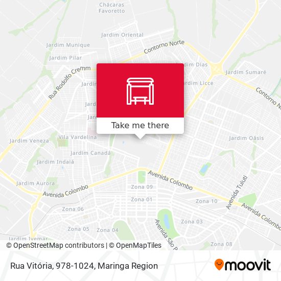 Rua Vitória, 978-1024 map