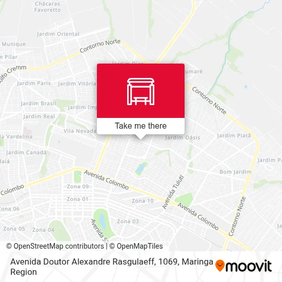 Avenida Doutor Alexandre Rasgulaeff, 1069 map